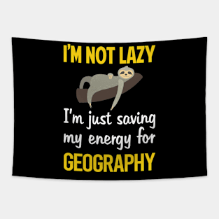 Funny Lazy Geography Tapestry