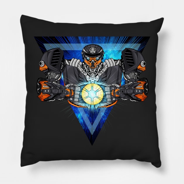 Transformers Hot Rod Last Knight Matrix T-Shirt V2 Pillow by nicitadesigns