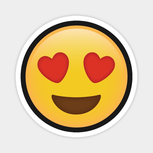 Heart Eyes Emoji Magnet by Radradrad