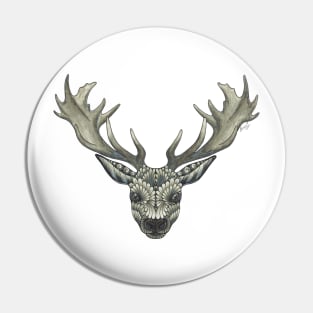 Masked Stag Pin