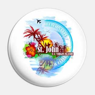 St. John U.S. Virgin Island Pin