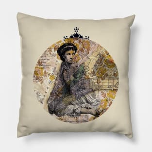 New York City Antique Map Pillow