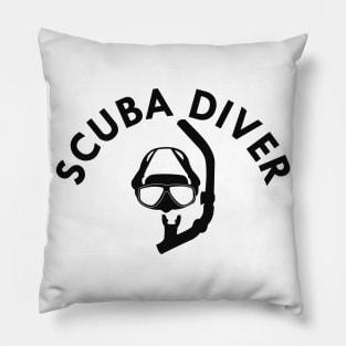 Scuba Diver Pillow