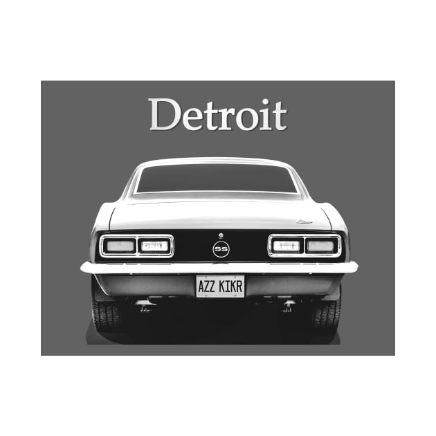 Detroit Muscle BW by Burtney