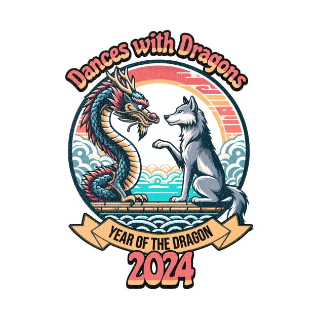 Dances with Dragons - Year of the Dragon - 2024 by Quirk Print Studios 