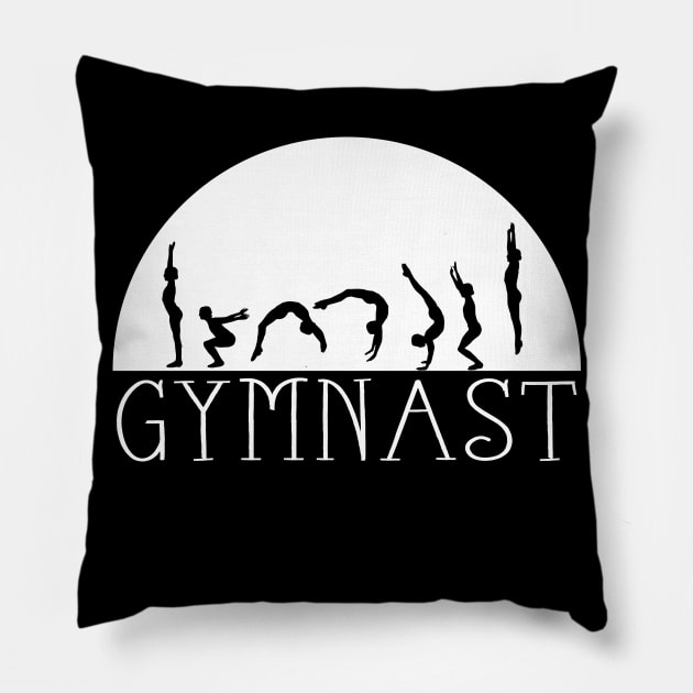 Gymnast Moon Pillow by XanderWitch Creative