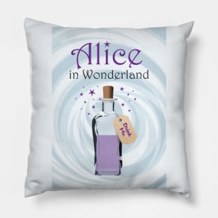 Alice in Wonderland - Alternative Movie Poster Pillow