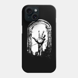 Zombie Rising from Grave Phone Case