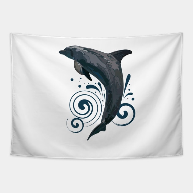 Dolphin Tapestry by adamzworld