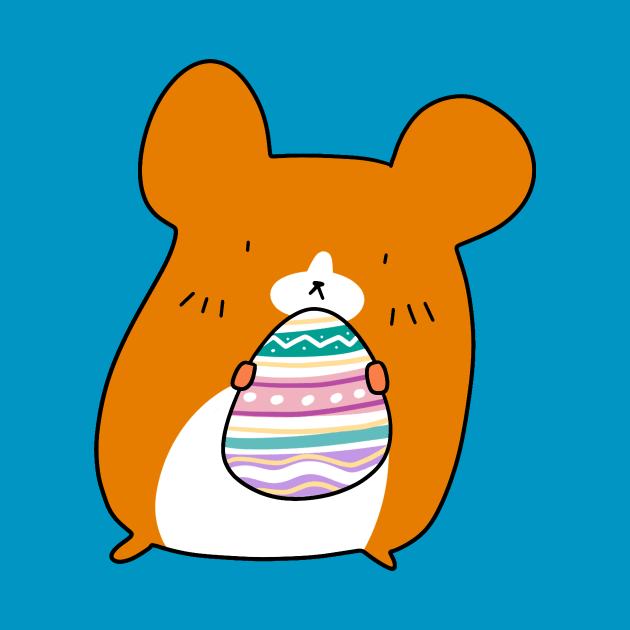 Easter Egg Hamster by saradaboru