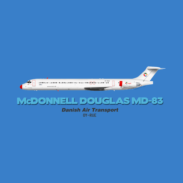 McDonnell Douglas MD-83 - Danish Air Transport by TheArtofFlying