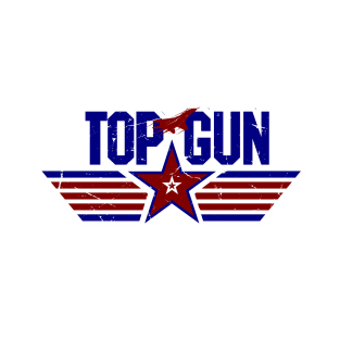 top gun retro emblem T-Shirt