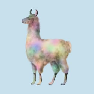 Llama Rainbow color T-Shirt