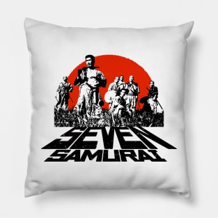 Seven Samurai Japan Style Pillow