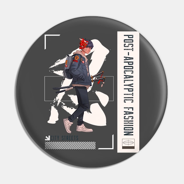 Anime Post - Apolcalyptic Fashion Pin by Araf Color