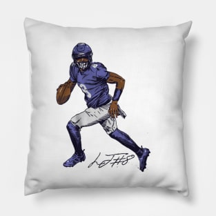 Lamar Superstar Pose Pillow