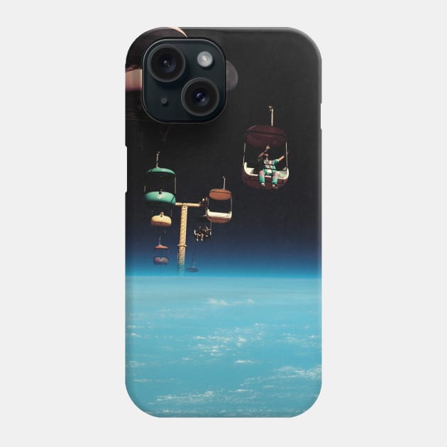 The Best View In The World - Space Aesthetic, Retro Futurism, Sci Fi Phone Case by jessgaspar