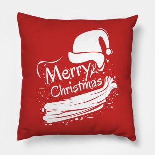 Merry christmas typography Pillow