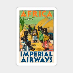 Africa Vintage Travel Poster 1932 Magnet