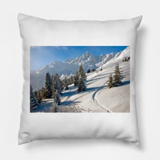 Courchevel 3 Valleys French Alps France Pillow