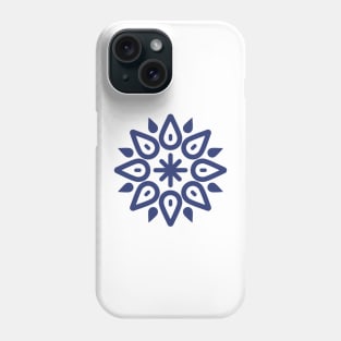 Blue Mandala Pattern Phone Case