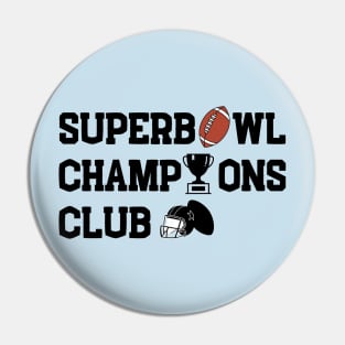 Super Bowl Champions Pin