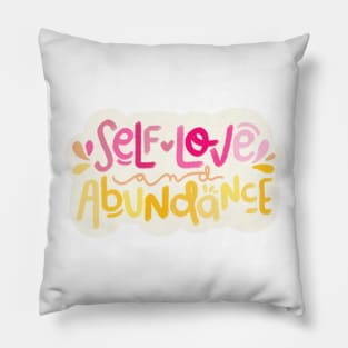 Self Love and Abundance Pillow