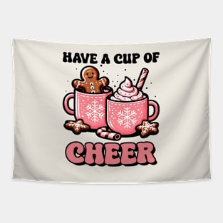 Have a Cup of Cheer Christmas Tapestry