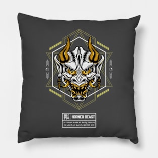 Horned Beast Pillow