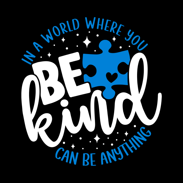 Blue Be Kind Autism Awareness by Petra and Imata