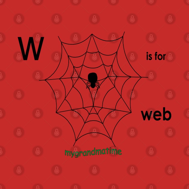 W is for web by mygrandmatime