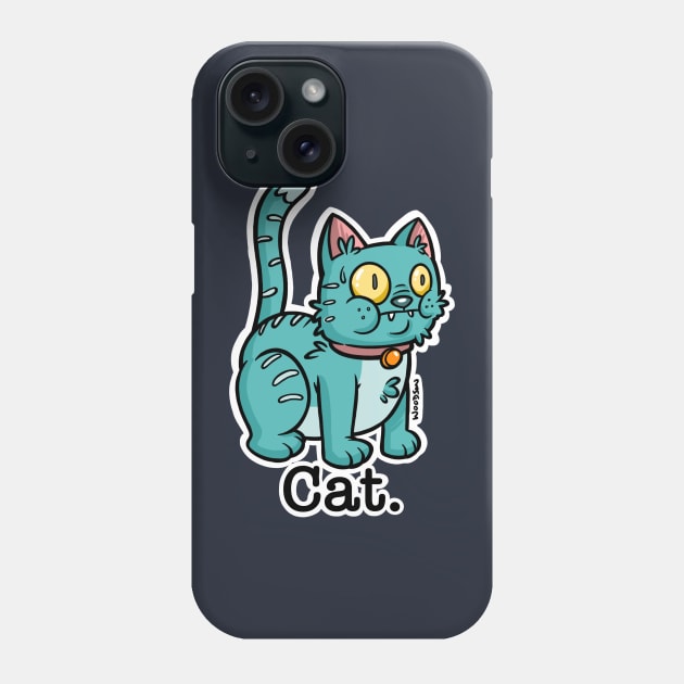 cat Phone Case by Woodsonart