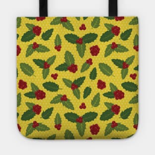 Holly Berry Pattern Tote