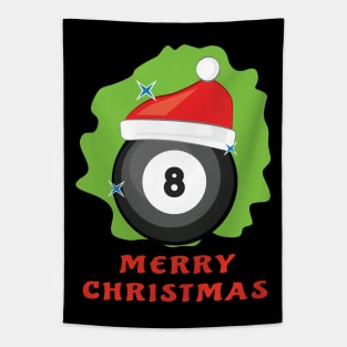 Merry Billiard Christmas - Funny Tapestry