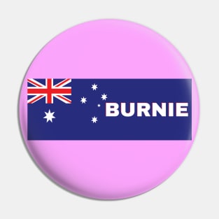 Burnie City in Australian Flag Pin