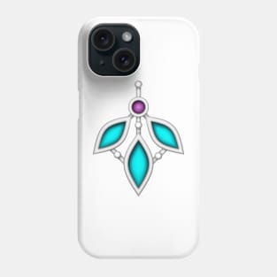 Aesthetic Pattern with Abstract Crystals Phone Case