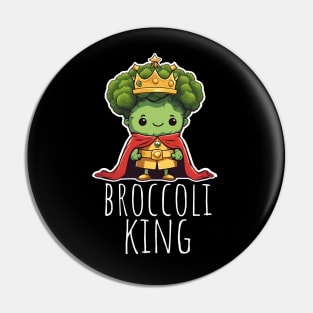 Broccoli King Cute Pin