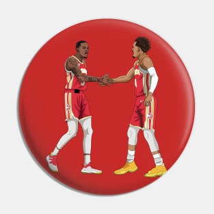 Dejounte Murray x Trae Young Pin