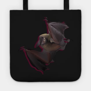 Cute little bat hanging from stuff? Tote