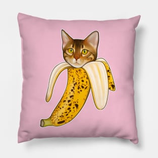 Bengal cat banana Pillow