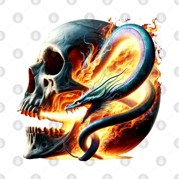 Dragon Skull by StrictlyDesigns