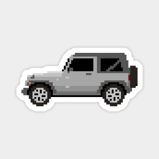 Jeep Wrangler Pixelart Magnet