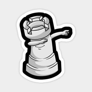 Rook Chess piece at Chess Hip Hop Dance Dab Magnet