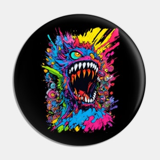 Neon colors monster splash mix of candy colors lots of pink and blue cure design Pin