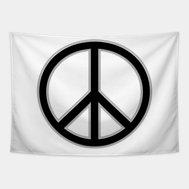 Peace Sign 4 Tapestry by LahayCreative2017