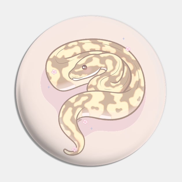 Normal Ball Python Original Illustration Pin by anacecilia