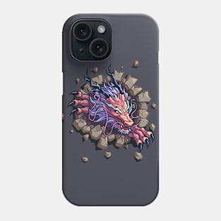 Red Dragon Head Phone Case