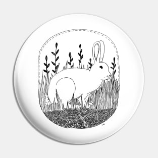 White Rabbit Pin