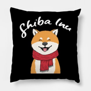 Urban Canine Carousel Shiba Inu Delight Tail-Wagging T-shirt Pillow