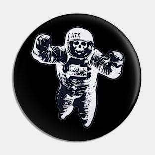 Skull Astronaut Pin